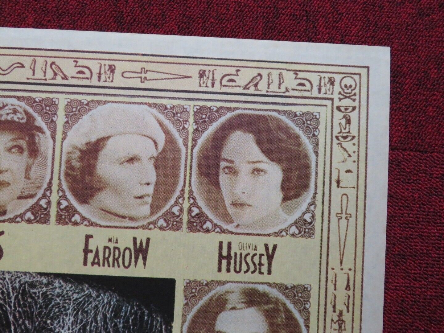 DEATH ON THE NILE FOLDED TURKISH ONE SHEET POSTER PETER USTINOV MIA FARROW 1978 - Rendezvous Cinema