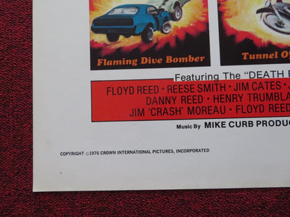 DEATH RIDERS FOLDED US ONE SHEET POSTER FLOYD REED REESE SMITH 1976 Movie posters