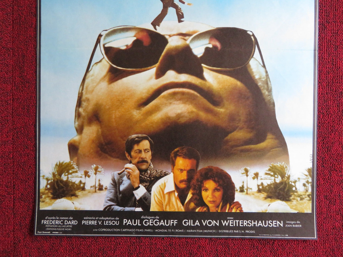 DEATH RITE FRENCH POSTER FRANCO NERO STEFANIA SANDRELLI 1975 Rendezvous Cinema Movie posters