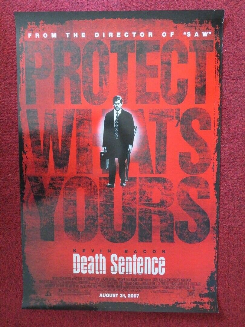 DEATH SENTENCE US ONE SHEET ROLLED POSTER KEVIN BACON 2007 Movie posters