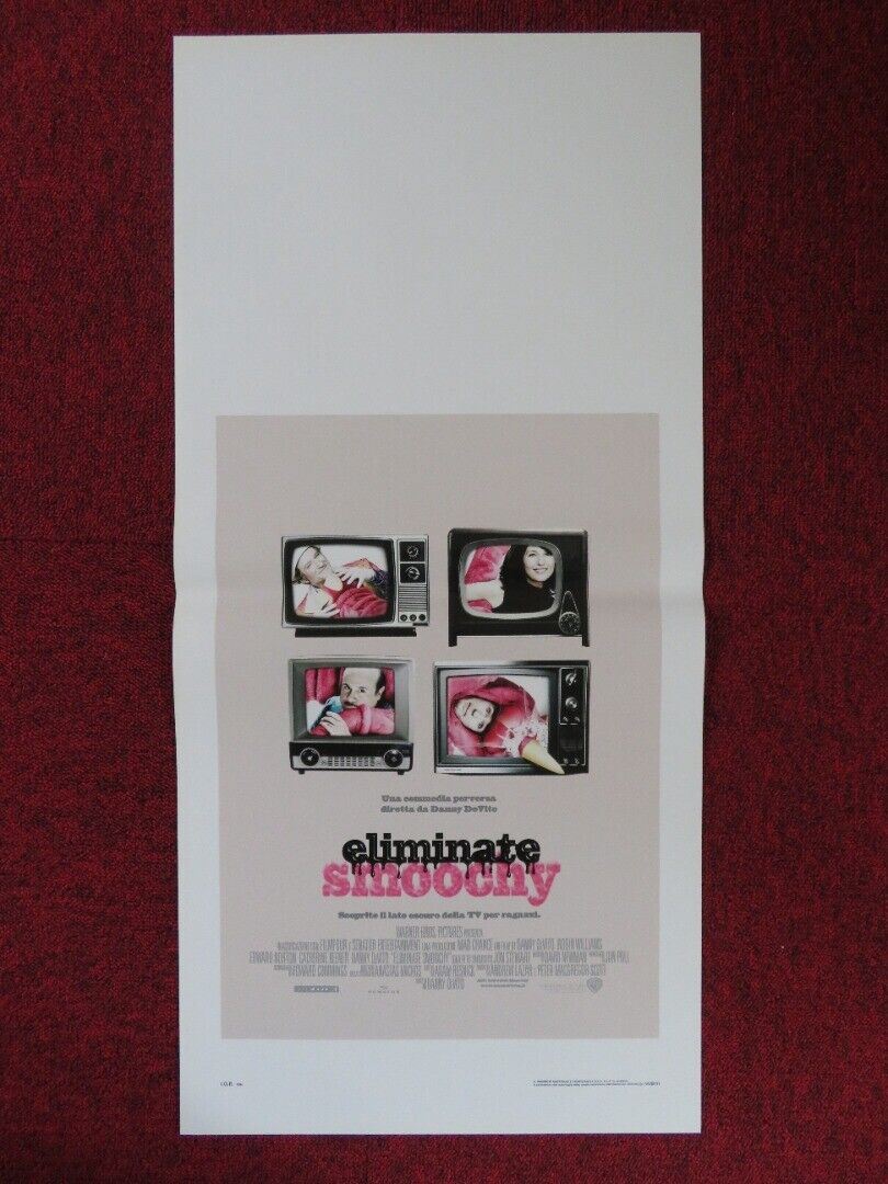 DEATH TO SMOOCHY ITALIAN LOCANDINA (27.5"x13") POSTER DANNY DE VITO 2002 Movie posters