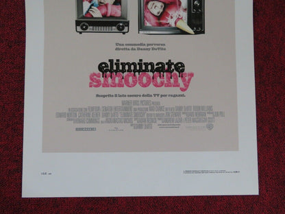 DEATH TO SMOOCHY ITALIAN LOCANDINA (27.5"x13") POSTER DANNY DE VITO 2002 Movie posters
