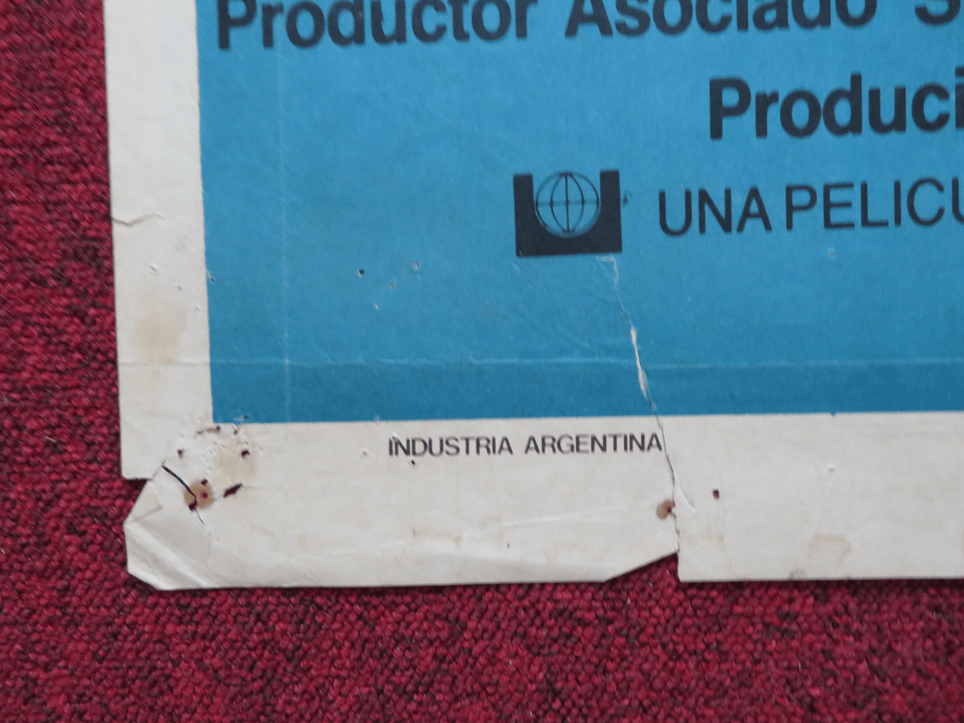 DEATH VALLEY FOLDED ARGENTINA ONE SHEET POSTER PAUL LE MAT CATHERINE HICKS 1982 Rendezvous Cinema Movie posters