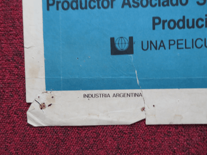 DEATH VALLEY FOLDED ARGENTINA ONE SHEET POSTER PAUL LE MAT CATHERINE HICKS 1982 Rendezvous Cinema Movie posters