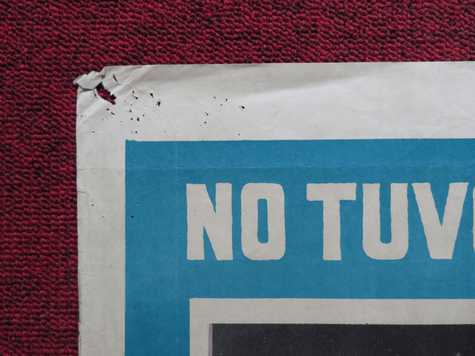 DEATH VALLEY FOLDED ARGENTINA ONE SHEET POSTER PAUL LE MAT CATHERINE HICKS 1982 Rendezvous Cinema Movie posters