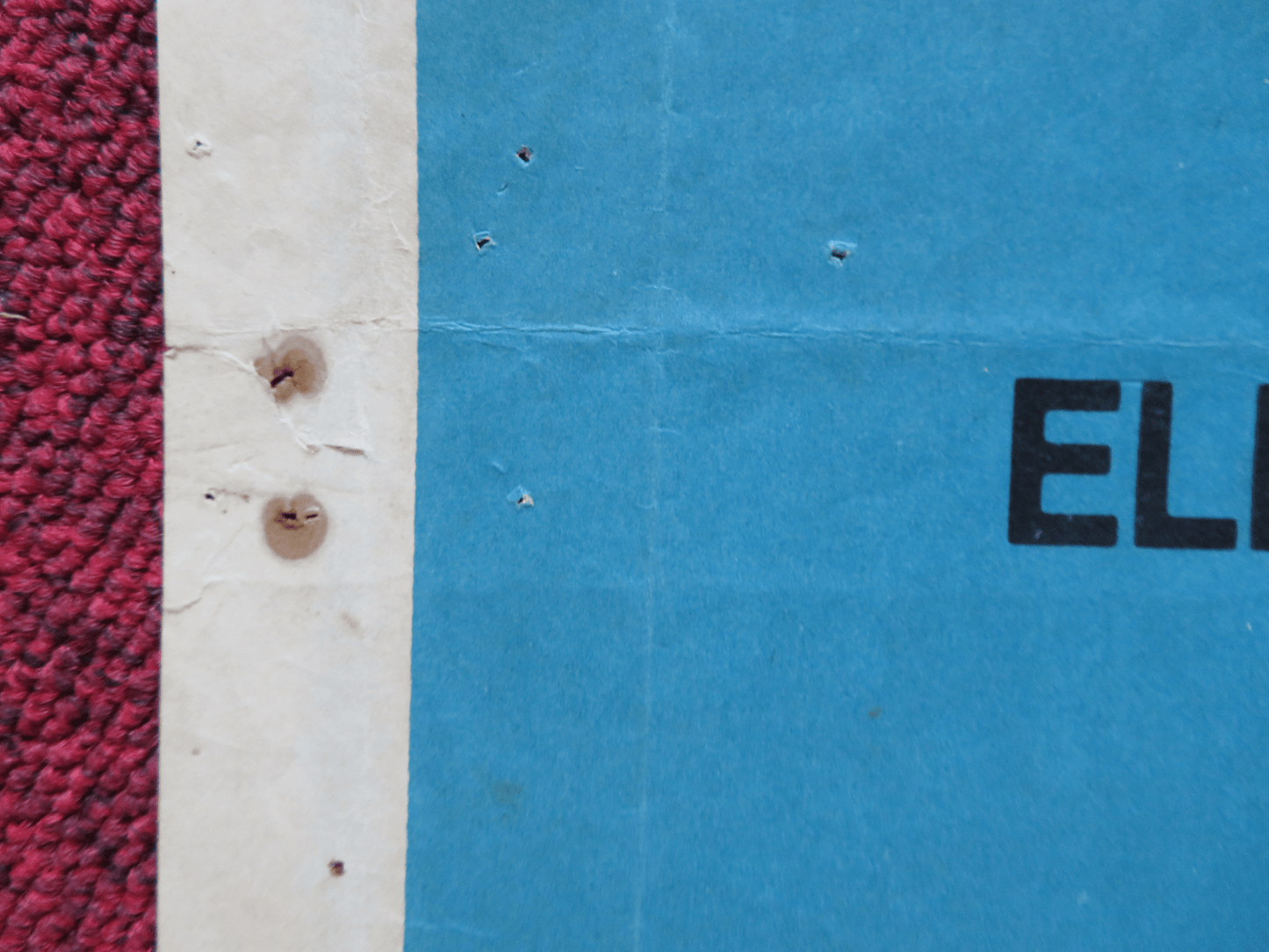 DEATH VALLEY FOLDED ARGENTINA ONE SHEET POSTER PAUL LE MAT CATHERINE HICKS 1982 Rendezvous Cinema Movie posters