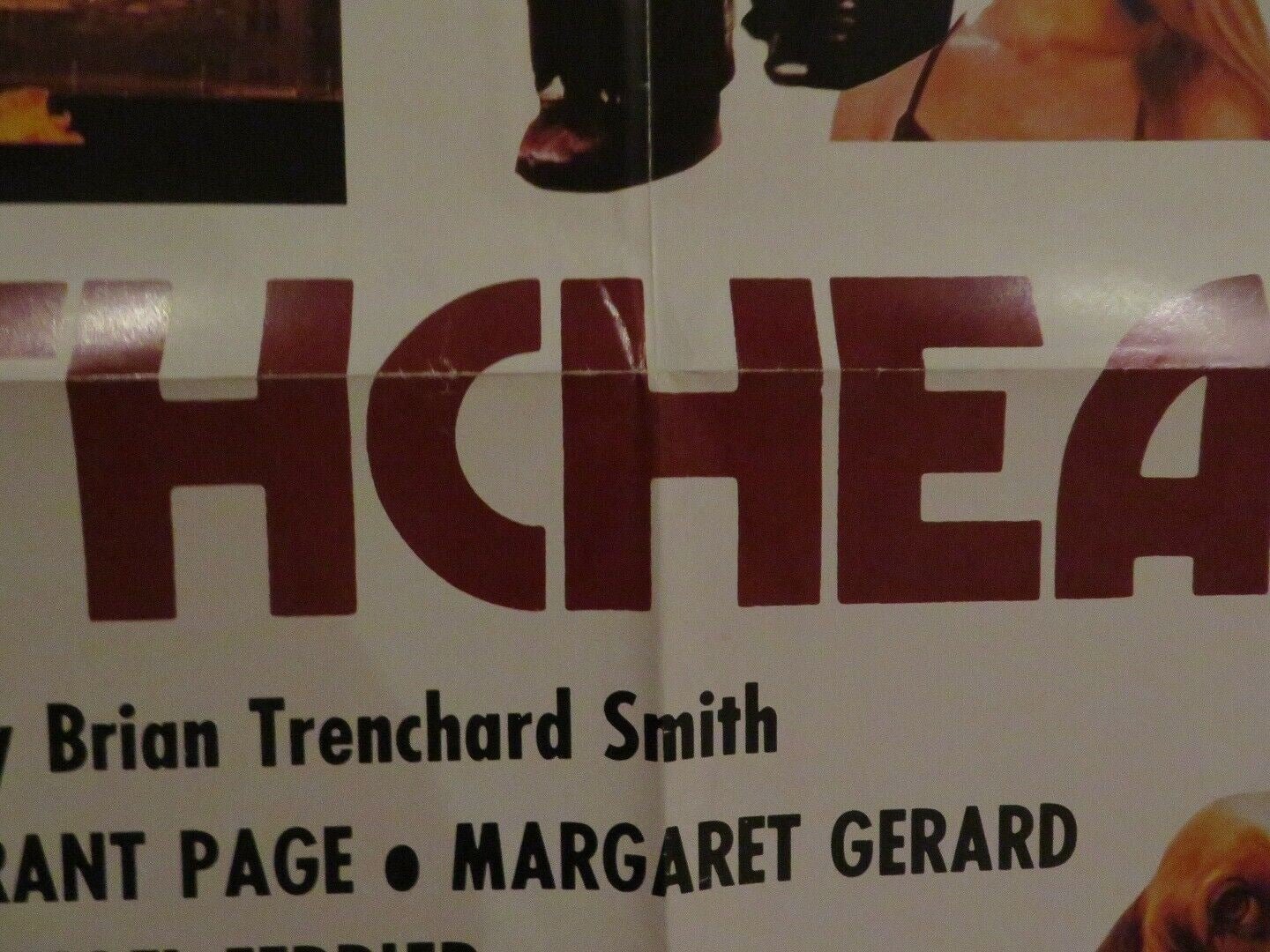 DEATHCHEATERS US ONE SHEET POSTER JOHN HARDGREAVES GRANT PAGE 1976 Rendezvous Cinema Movie posters