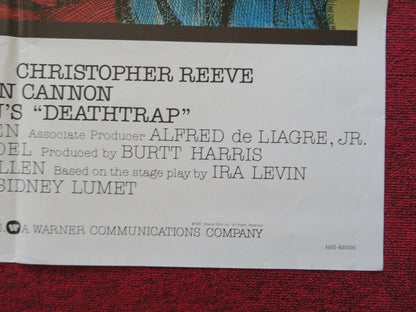 DEATHTRAP FOLDED US ONE SHEET POSTER MICHAEL CAINE DYAN CANNON 1982 Movie posters