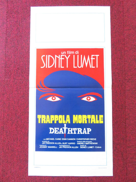 DEATHTRAP ITALIAN LOCANDINA POSTER MICHAEL CAINE CHRISTOPHER REEVE 1982 Rendezvous Cinema Movie posters