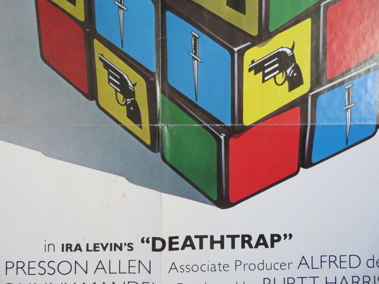 DEATHTRAP US ONE SHEET STYLE B POSTER MICHAEL CAINE CHRISTOPHER REEVE Movie posters