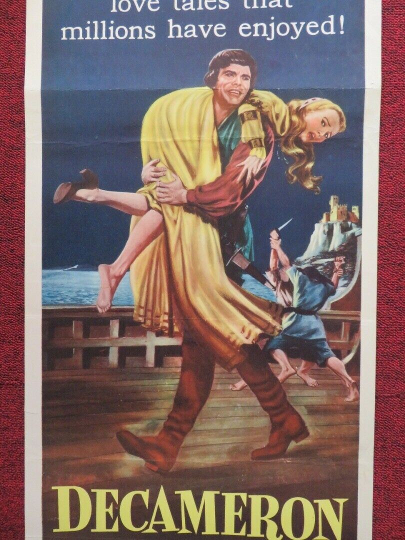 DECAMERON NIGHTS US INSERT (14"x 36") POSTER JOAN FONTAINE LOUIS JOURDAN 1953 Movie posters