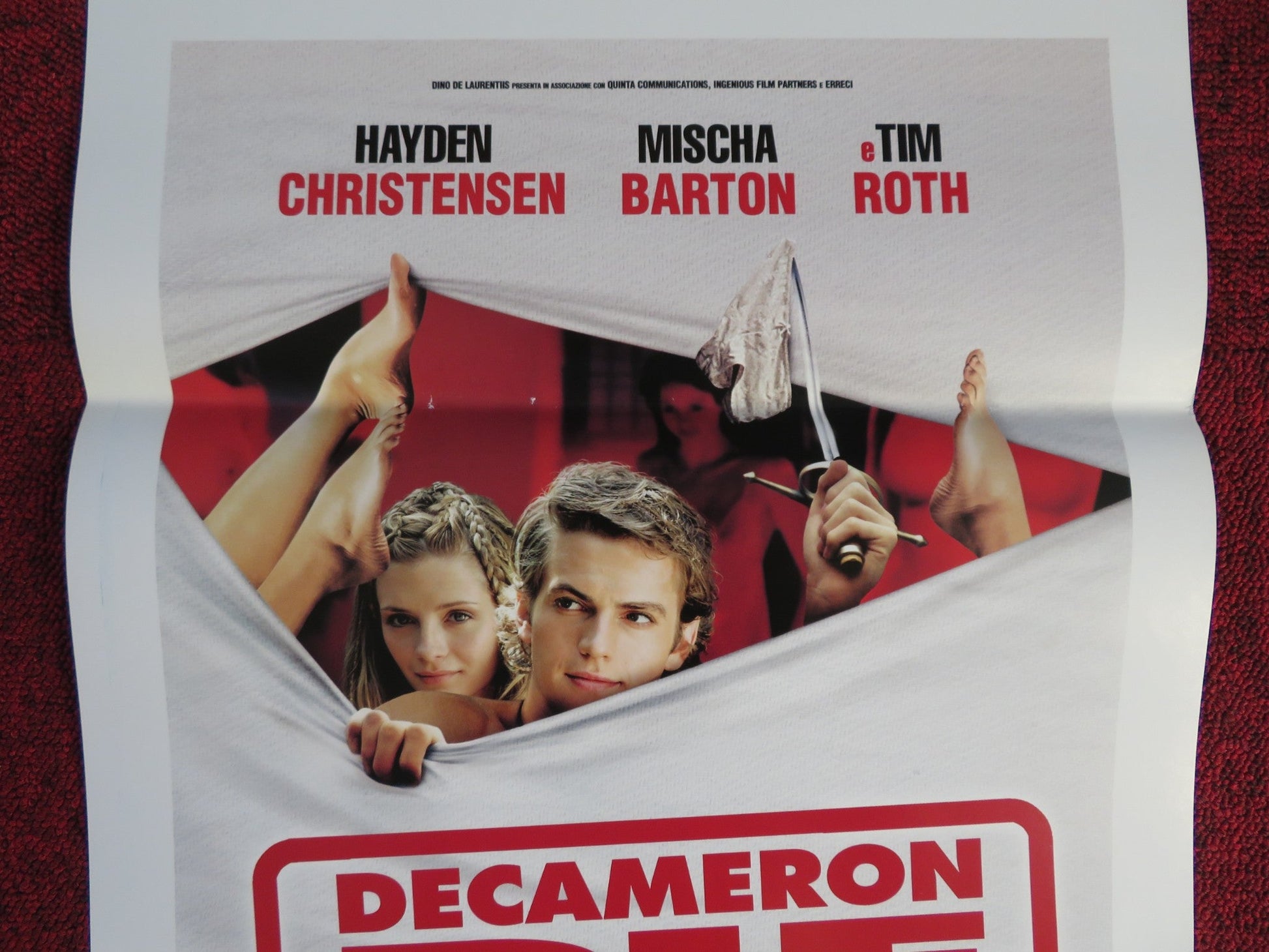 DECAMERON PIE ITALIAN LOCANDINA POSTER HAYDEN CHRISTENSEN MISCHA BARTON 2003 Rendezvous Cinema Movie posters