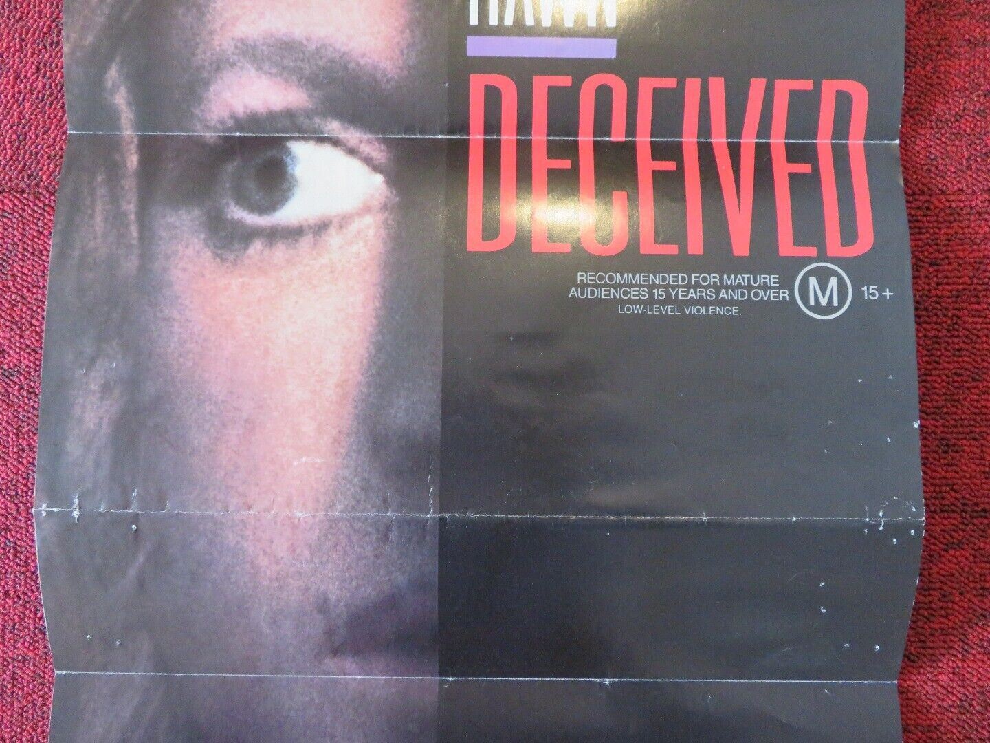 DECEIVED FOLDED AUSTRALIAN DAYBILL POSTER GOLDIE HAWN 1991 Movie posters