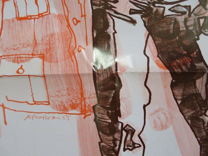 DECISION AT MIDNIGHT ONE SHEET POSTER FOLDED MATRIN LANDAU LEWIS ALLEN 1965 Rendezvous Cinema Movie posters