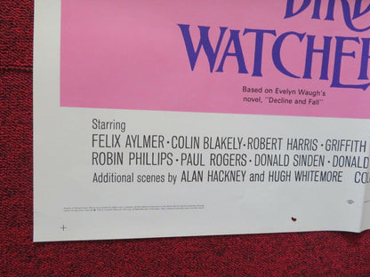 DECLINE & FALL OF A BIRD WATCHER FOLDED US ONE SHEET POSTER FELIX AYLMER 1969 - Rendezvous Cinema