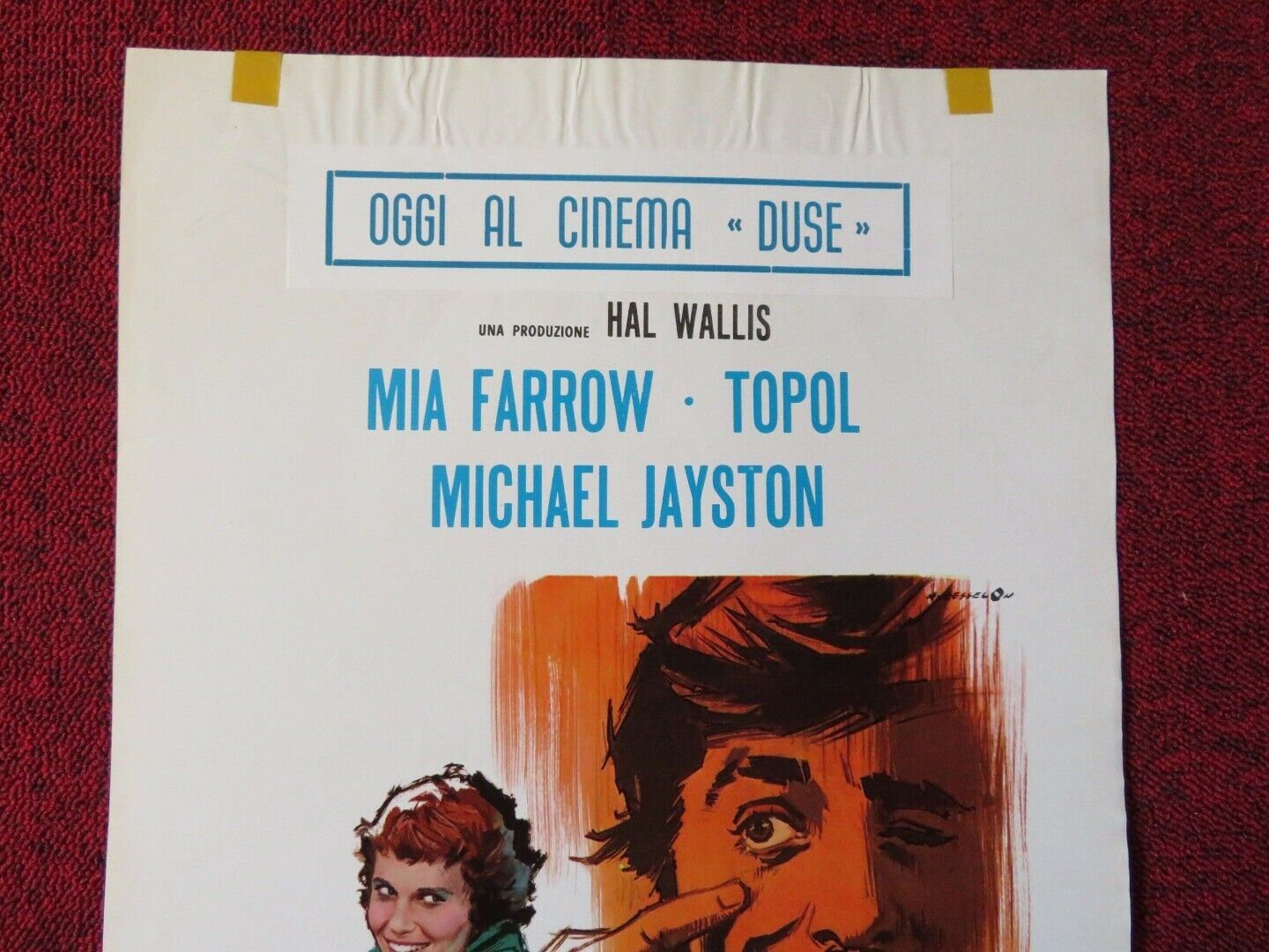 DECTIVE PRIVATO... ANCHE TROPPO ITALIAN LOCANDINA (27.5"x13") POSTER 1972 Movie posters