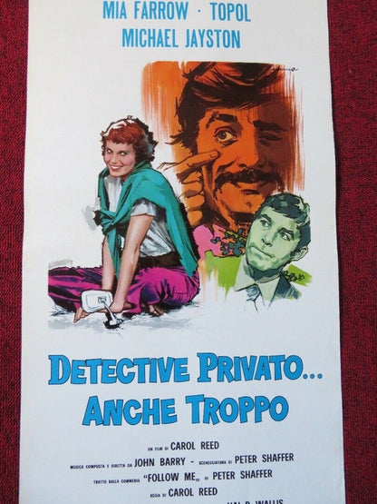 DECTIVE PRIVATO... ANCHE TROPPO ITALIAN LOCANDINA (27.5"x13") POSTER 1972 Movie posters