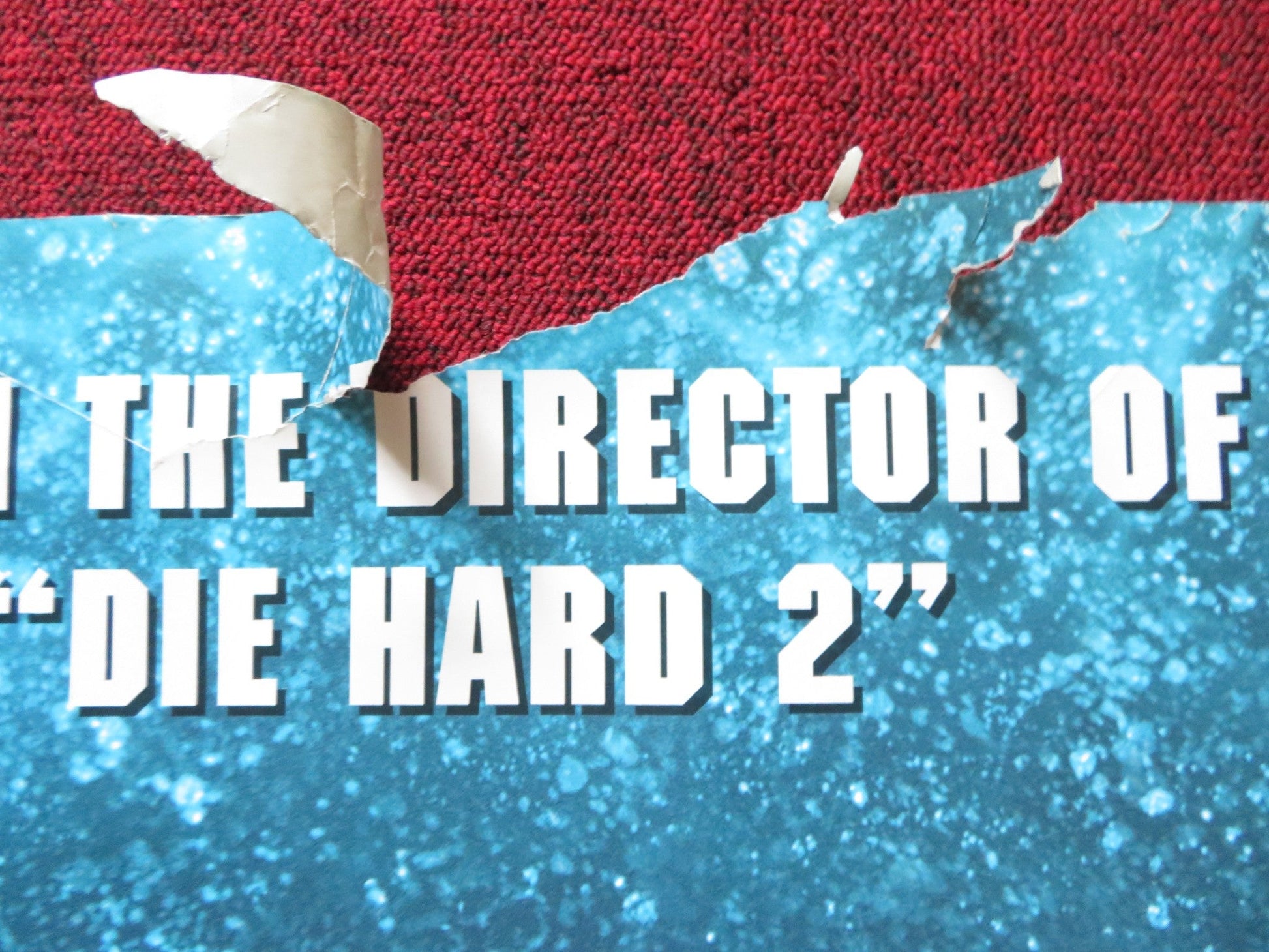 DEEP BLUE SEA UK QUAD (30"x 40") ROLLED POSTER SAMUEL L. JACKSON LL COOL J 1999 Rendezvous Cinema Movie posters