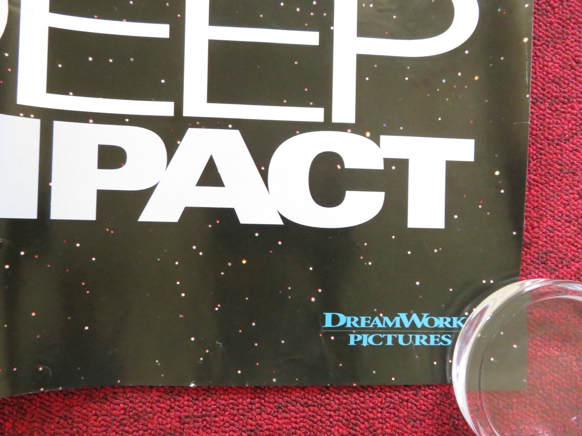 DEEP IMPACT UK QUAD (30"x 40") ROLLED POSTER ROBERT DUVALL TEA LEONI 1998 Rendezvous Cinema Movie posters