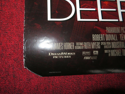 DEEP IMPACT US ONE SHEET ROLLED POSTER ELIJAH EOOD ROBERT DUVALL 1998 Movie posters