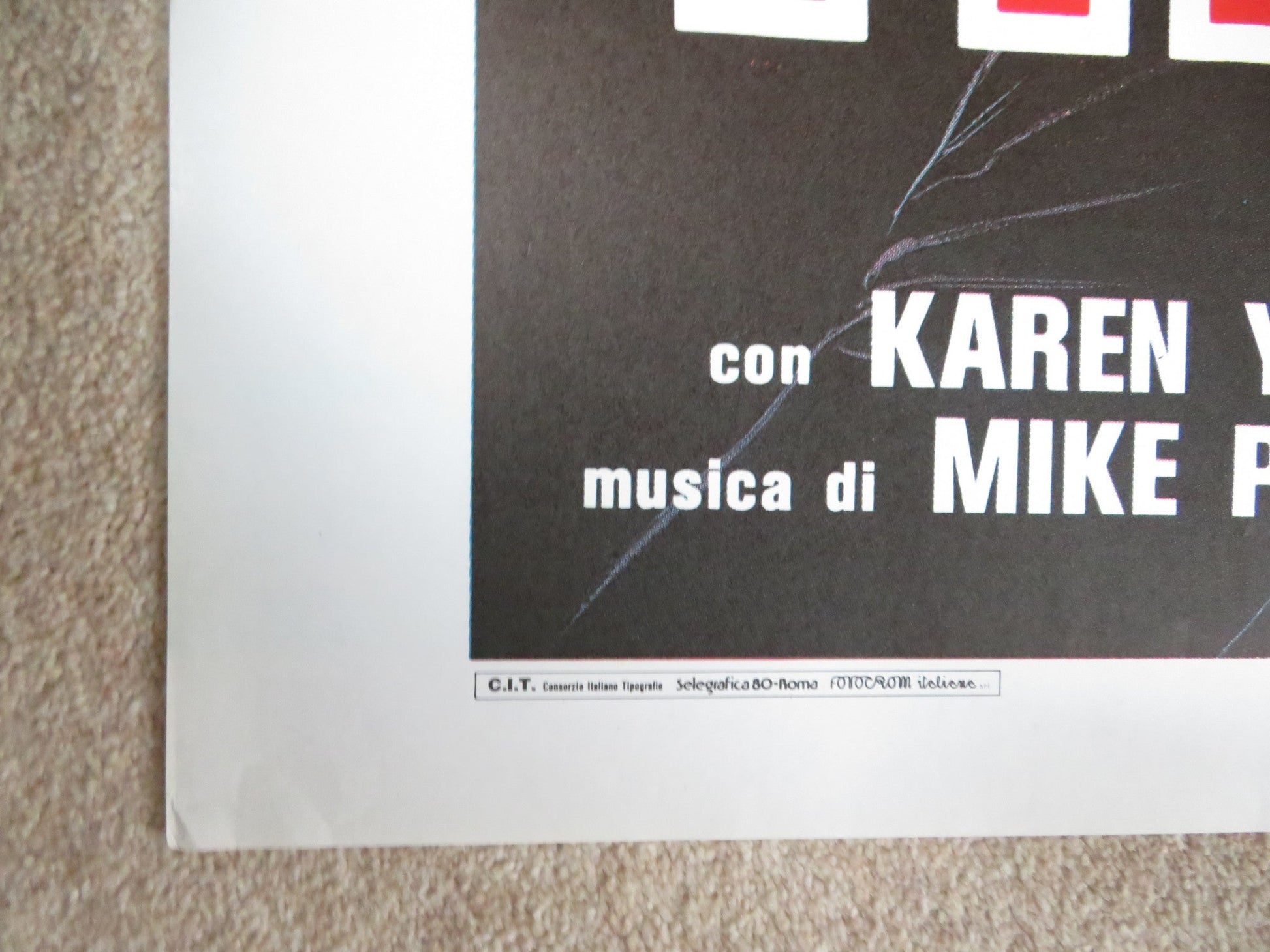 DEEP IN THE HEART ITALIAN 2 FOGLIO POSTER KAREN YOUNG CLAYTON DAY 1983 Rendezvous Cinema Movie posters