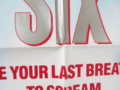 DEEP STAR SIX FOLDED US ONE SHEET POSTER TAUREAN BLACQUE NANCY EVERHARD 1989 Rendezvous Cinema Movie posters