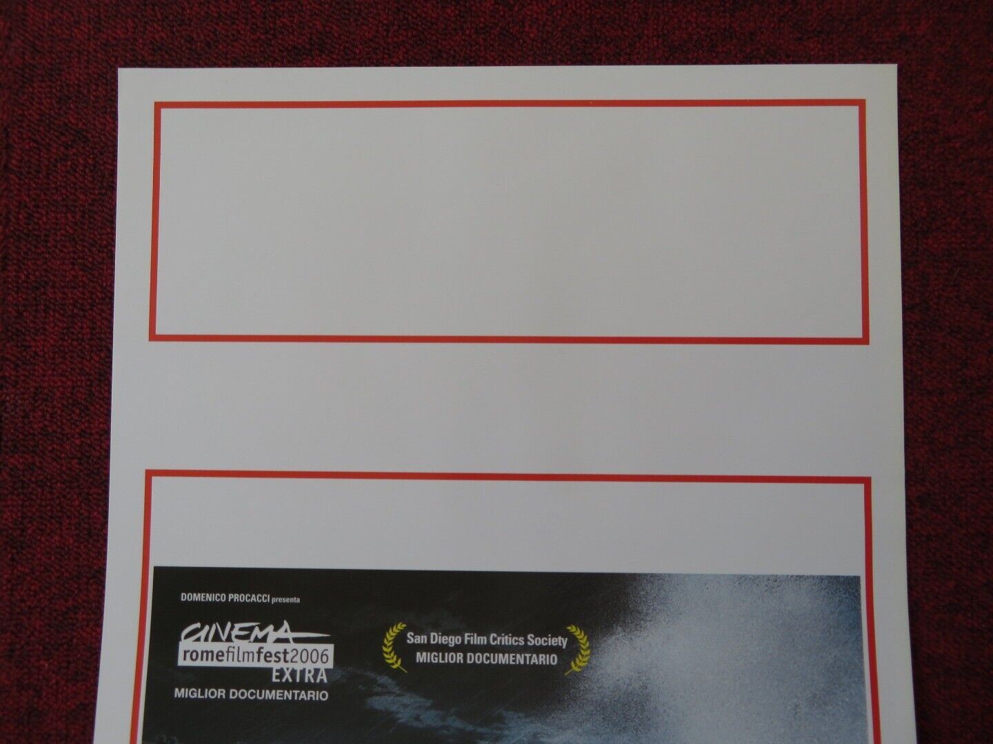 DEEP WATER ITALIAN LOCANDINA (27.5"x13") POSTER LOUISE OSMAND 2007 Movie posters