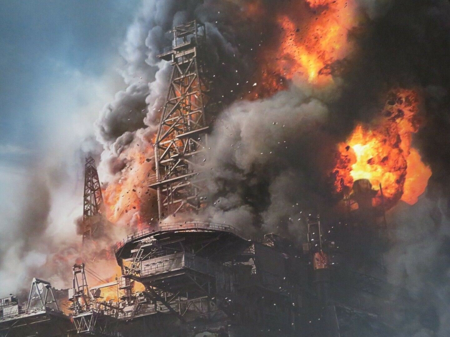 DEEPWATER HORIZON US ONE SHEET ROLLED POSTER MARK WAHLBERG 2016 Movie posters