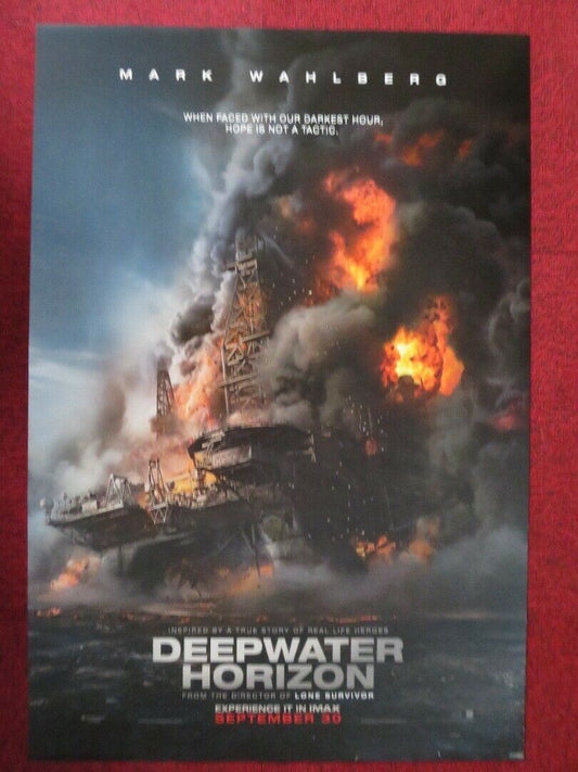DEEPWATER HORIZON US ONE SHEET ROLLED POSTER MARK WAHLBERG 2016 Movie posters