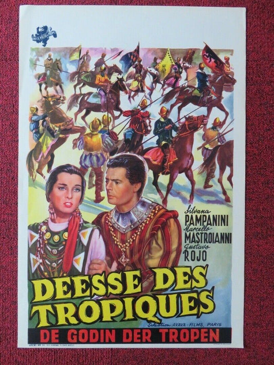 DEESE DES TROPIQUES / THE ISLAND PRINCESS BELGIUM (21.5"x14") POSTER 1954 Movie posters