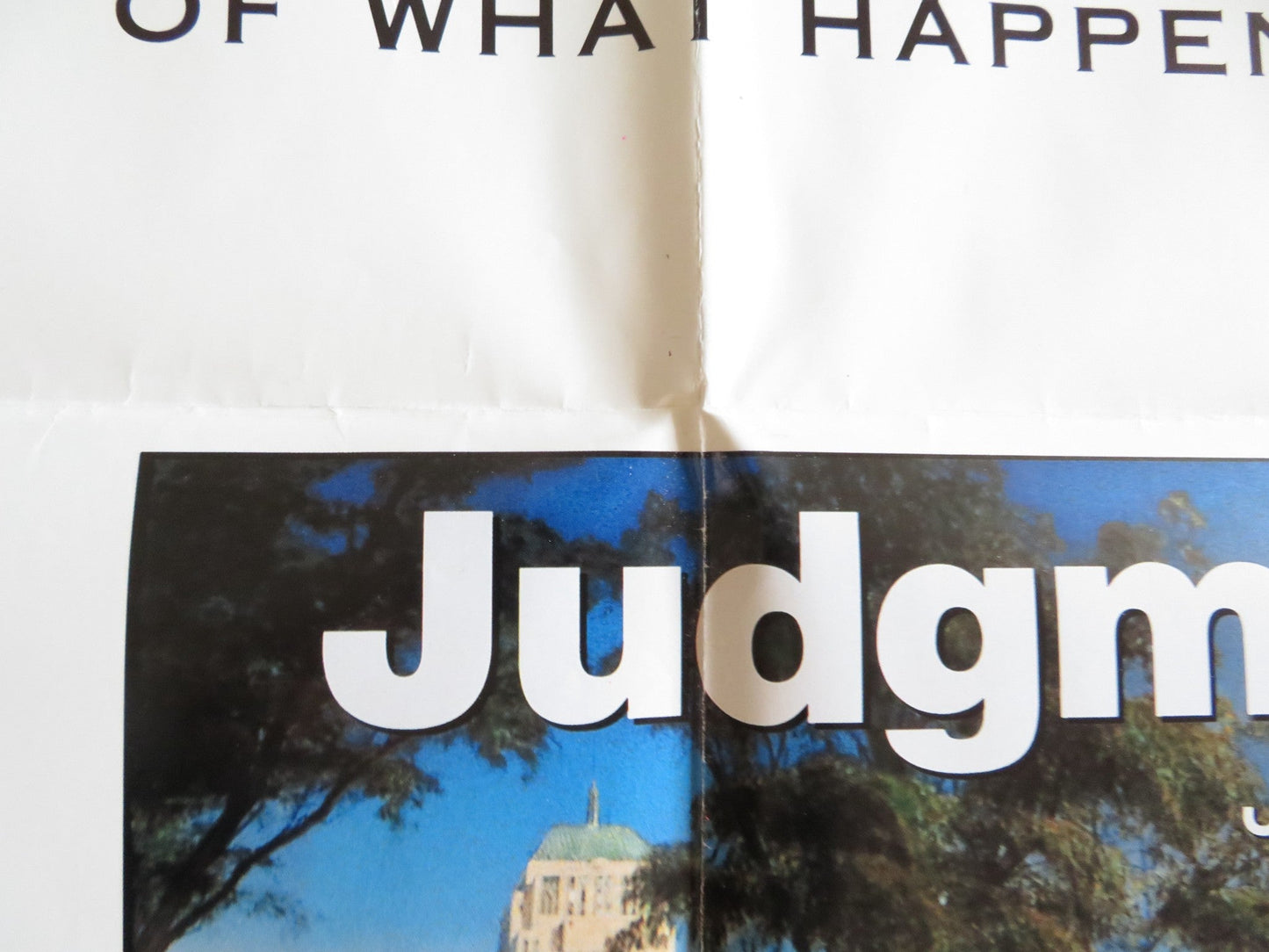 DEFENDING YOUR LIFE FOLDED US ONE SHEET POSTER MERYL STREEP RIP TORN 1991 Rendezvous Cinema Movie posters