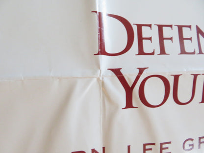 DEFENDING YOUR LIFE FOLDED US ONE SHEET POSTER MERYL STREEP RIP TORN 1991 Rendezvous Cinema Movie posters