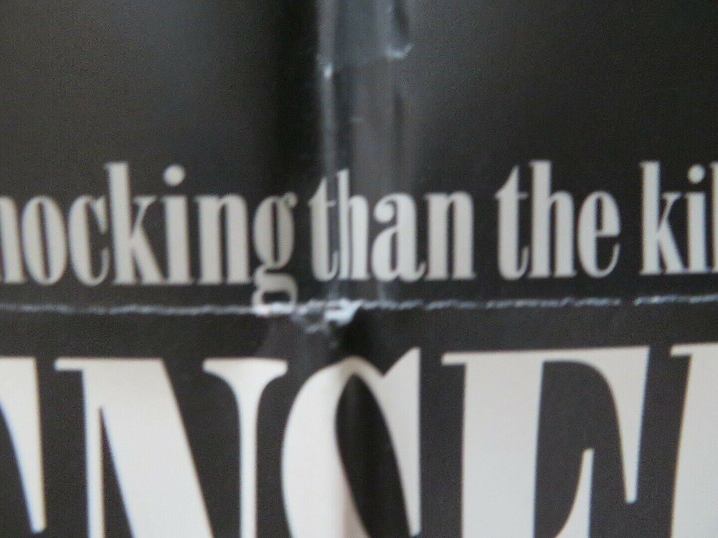 DEFENSLESS FOLDED US ONE SHEET POSTER BARBARA HERSHEY SAM SHEPARD 1991 Movie posters