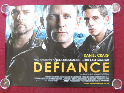 DEFIANCE UK QUAD (30"x 40") ROLLED POSTER DANIEL CRAIG JAMIE BELL 2008 Rendezvous Cinema Movie posters