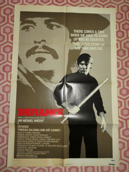 DEFIANCE US ONE SHEET POSTER JAN MICHAEL VINCENT 1979 Movie posters