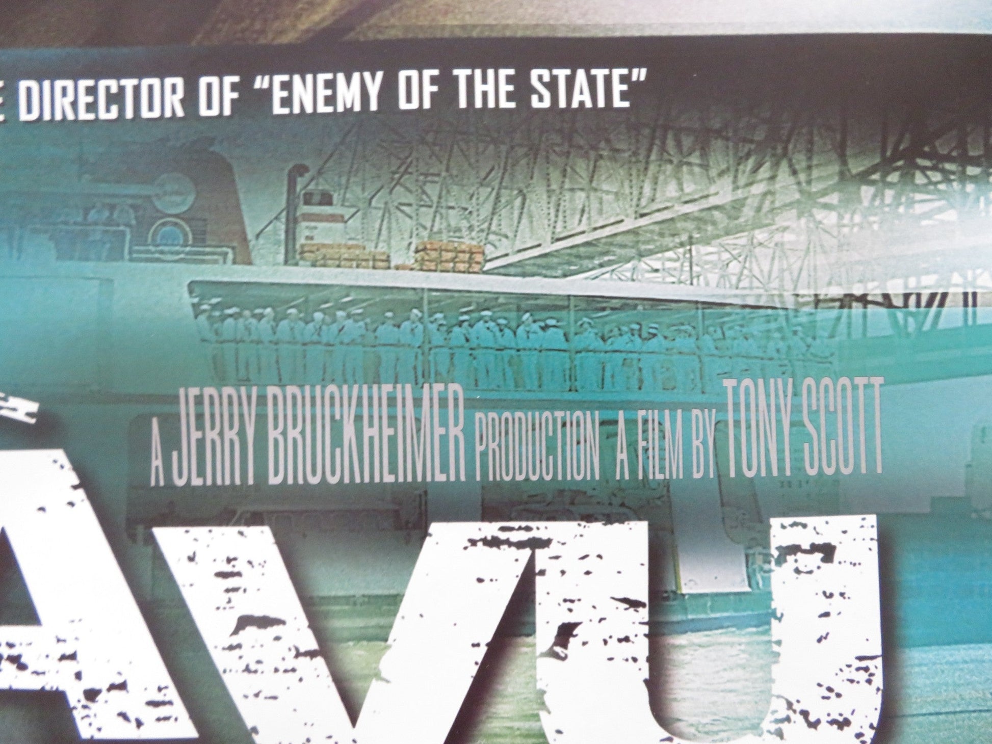 DEJA VU UK QUAD ROLLED POSTER DENZEL WASHINGTON PAULA PATTON 2006 Rendezvous Cinema Movie posters