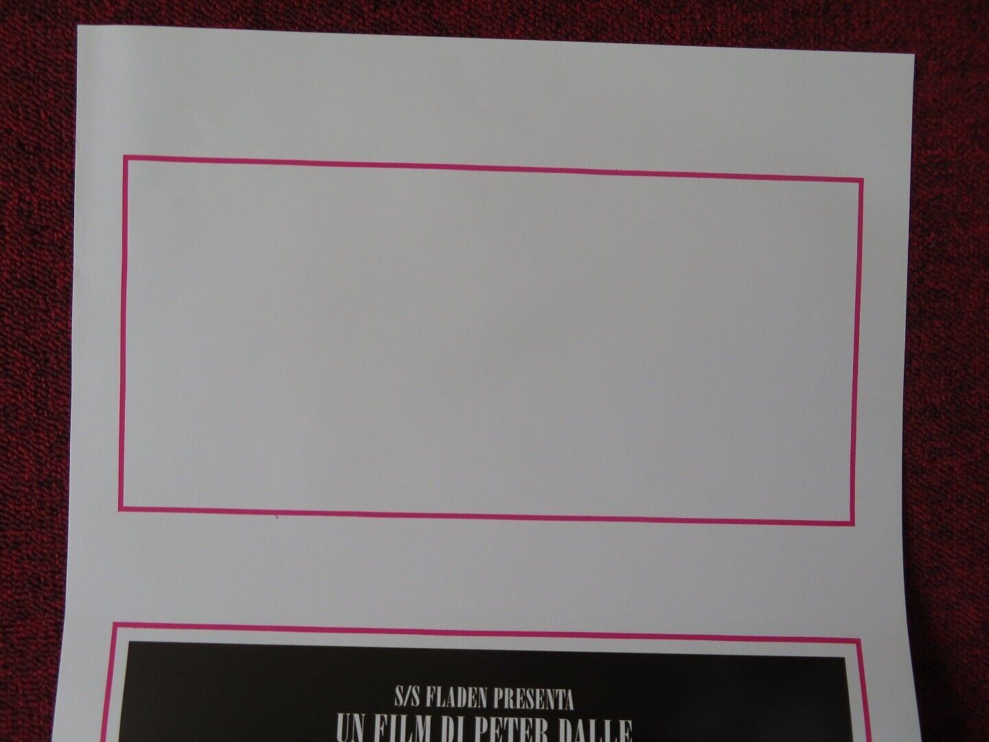 DELITTI: TRACCE ALLUSIVE ITALIAN LOCANDINA (27.5"x13") POSTER PETER DALLE 2003 Movie posters