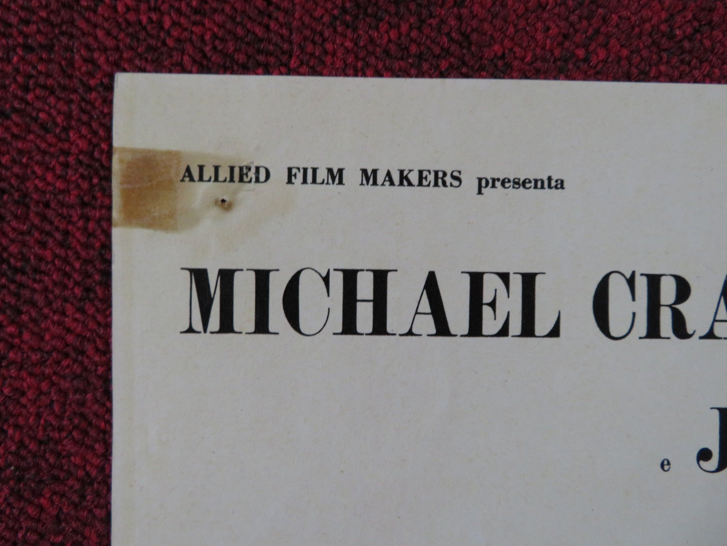 DELITTO DI COSCIENZA - B ITALIAN FOTOBUSTA POSTER MICHAEL CRAIG P. MCGOOHAN 1962 Rendezvous Cinema Movie posters