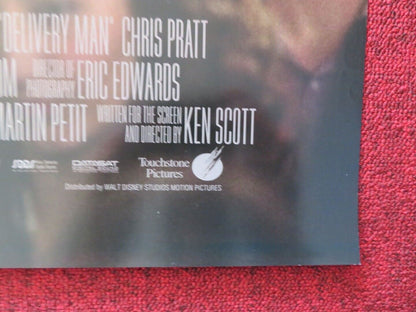DELIVERY MAN US ONE SHEET ROLLED POSTER VINCE VAUGHN CHIRS PRATT 2013 Movie posters