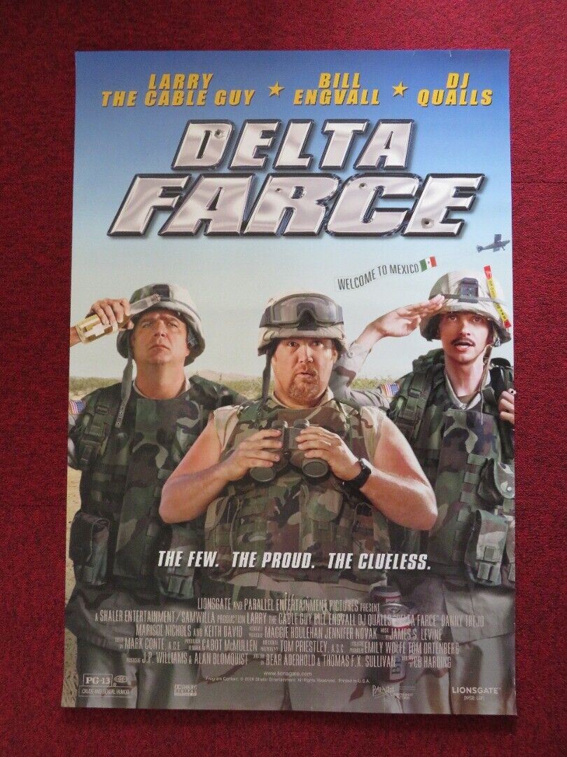 DELTA FARCE US ONE SHEET ROLLED POSTER BILL ENGVALL DJ QUALLS 2007 Movie posters