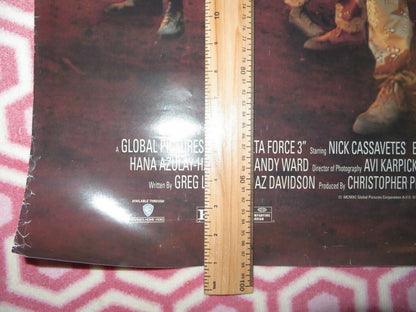 DELTA FORCE 3 US ONE SHEET ROLLED POSTER MIKE NORRIS JOHN RYAN 1991 Movie posters