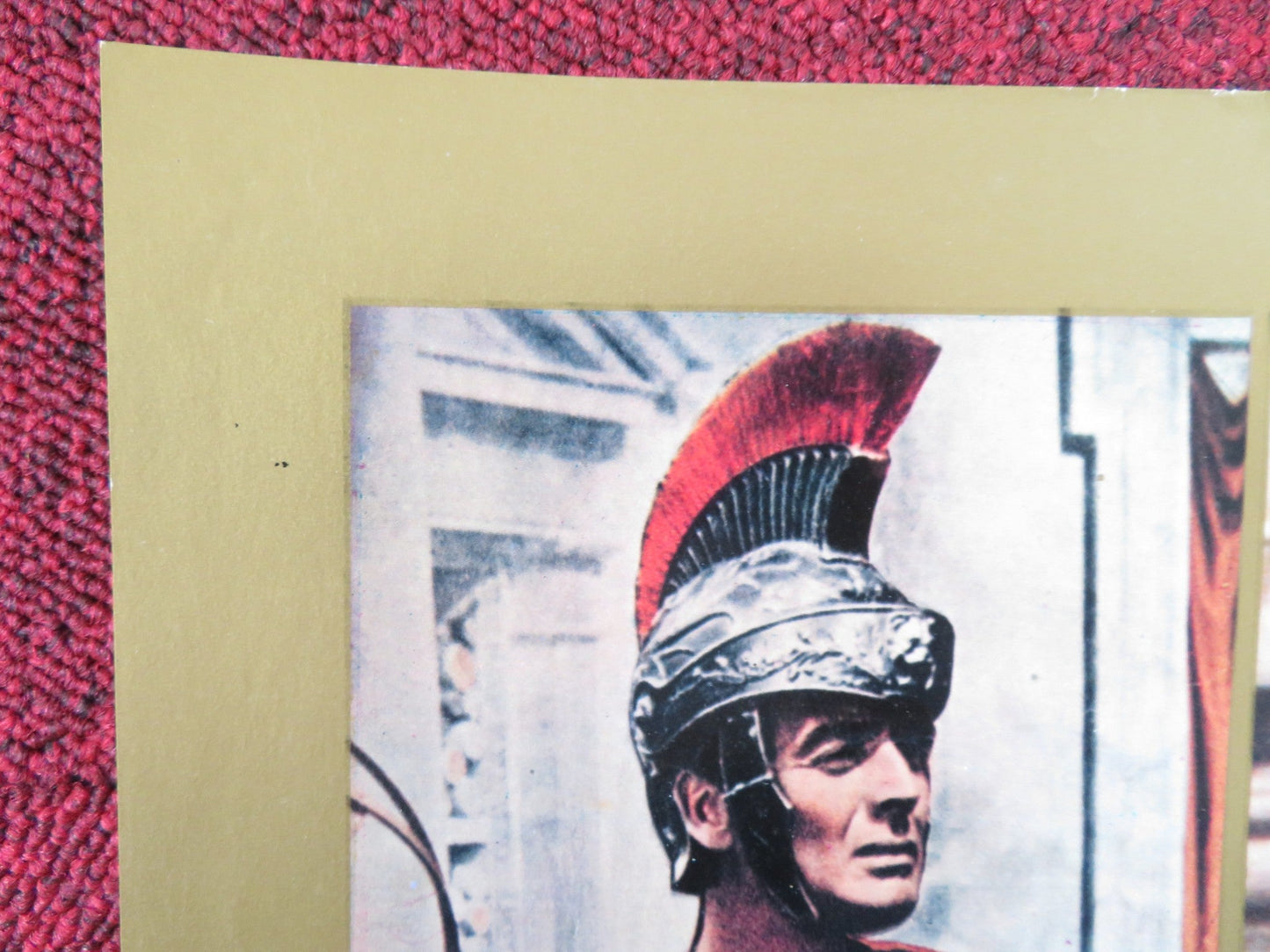 DEMETRIUS AND THE GLADIATORS - A ITALIAN FOTOBUSTA POSTER E. BORGNINE R1980s Rendezvous Cinema Movie posters