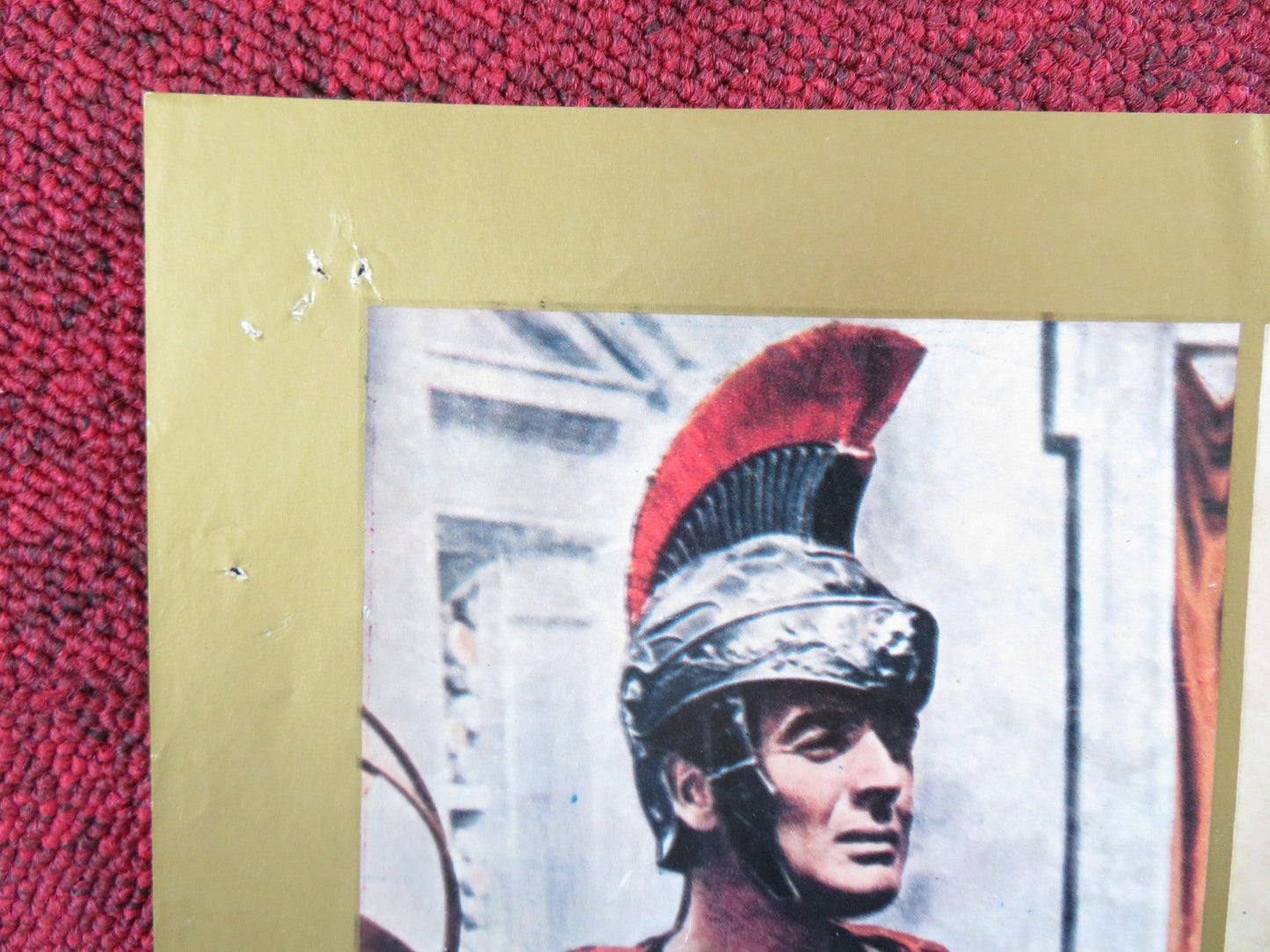 DEMETRIUS AND THE GLADIATORS - C ITALIAN FOTOBUSTA POSTER E. BORGNINE R1980s Rendezvous Cinema Movie posters