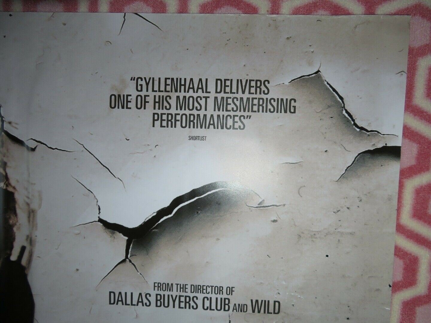 DEMOLITION BRITISH QUAD (30"x 40") ROLLED POSTER JAKE GYLLENHALL NAOMI WATTS '15 - Rendezvous Cinema