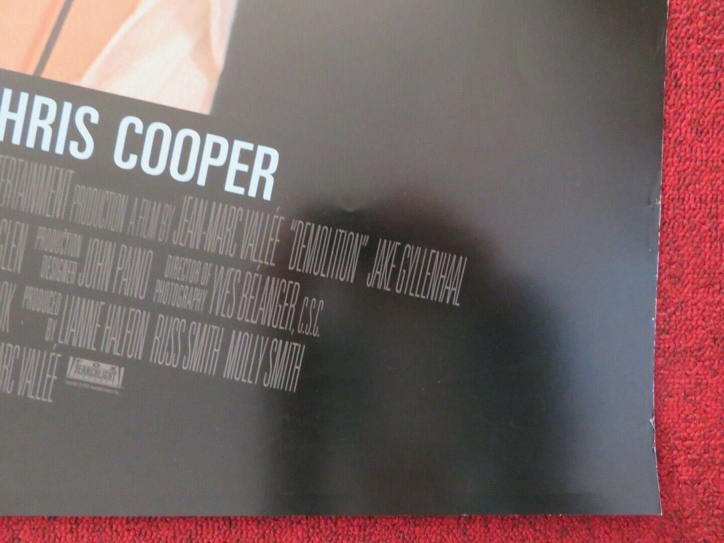 DEMOLITION US ONE SHEET ROLLED POSTER JAKE GYLLENHAAL 2015 Movie posters