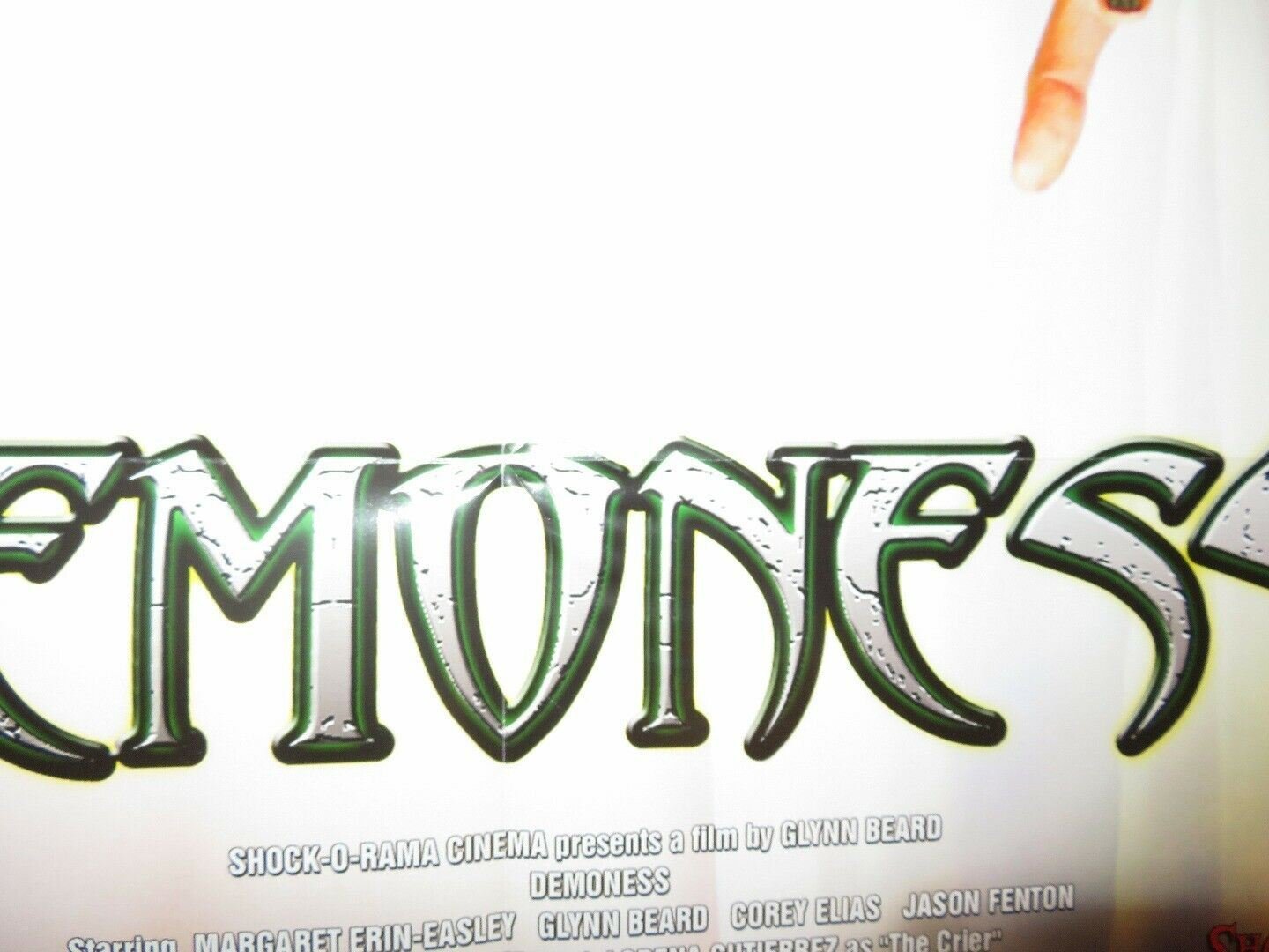 DEMONESS/ The Crier folded US ONE SHEET (34"X 22") POSTER M.ERIN - EASLEY 2002 Movie posters