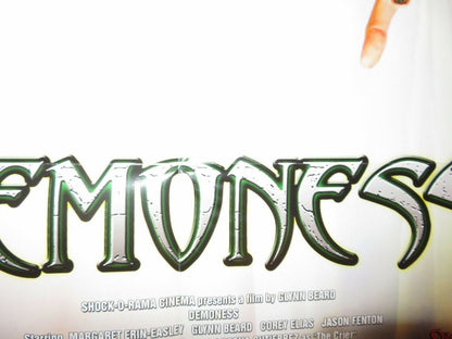 DEMONESS/ The Crier folded US ONE SHEET (34"X 22") POSTER M.ERIN - EASLEY 2002 Movie posters