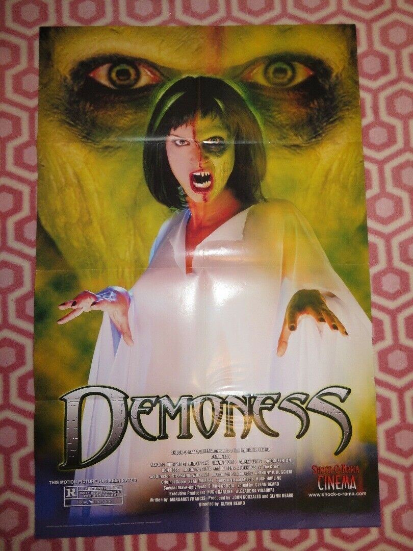 DEMONESS/ The Crier folded US ONE SHEET (34"X 22") POSTER M.ERIN - EASLEY 2002 Movie posters