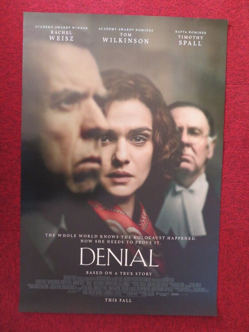 DENIAL US ONE SHEET ROLLED POSTER RACHEL WEISZ TIMOTHY SPALL 2016 Movie posters