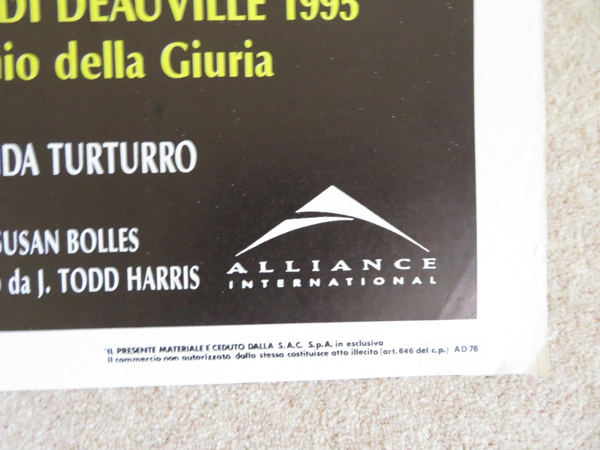 DENISE CALLS UP ITALIAN 2 FOGLIO POSTER TIM DALY CAROLEEN FEENEY 1995 Rendezvous Cinema Movie posters